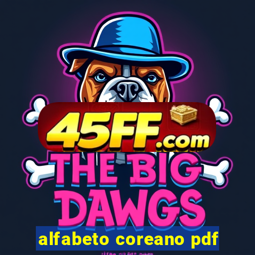 alfabeto coreano pdf
